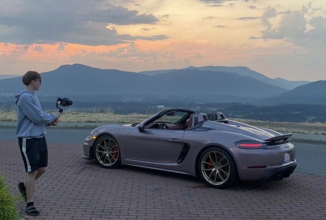 Porsche 718 Spyder Edit shoot frame 1